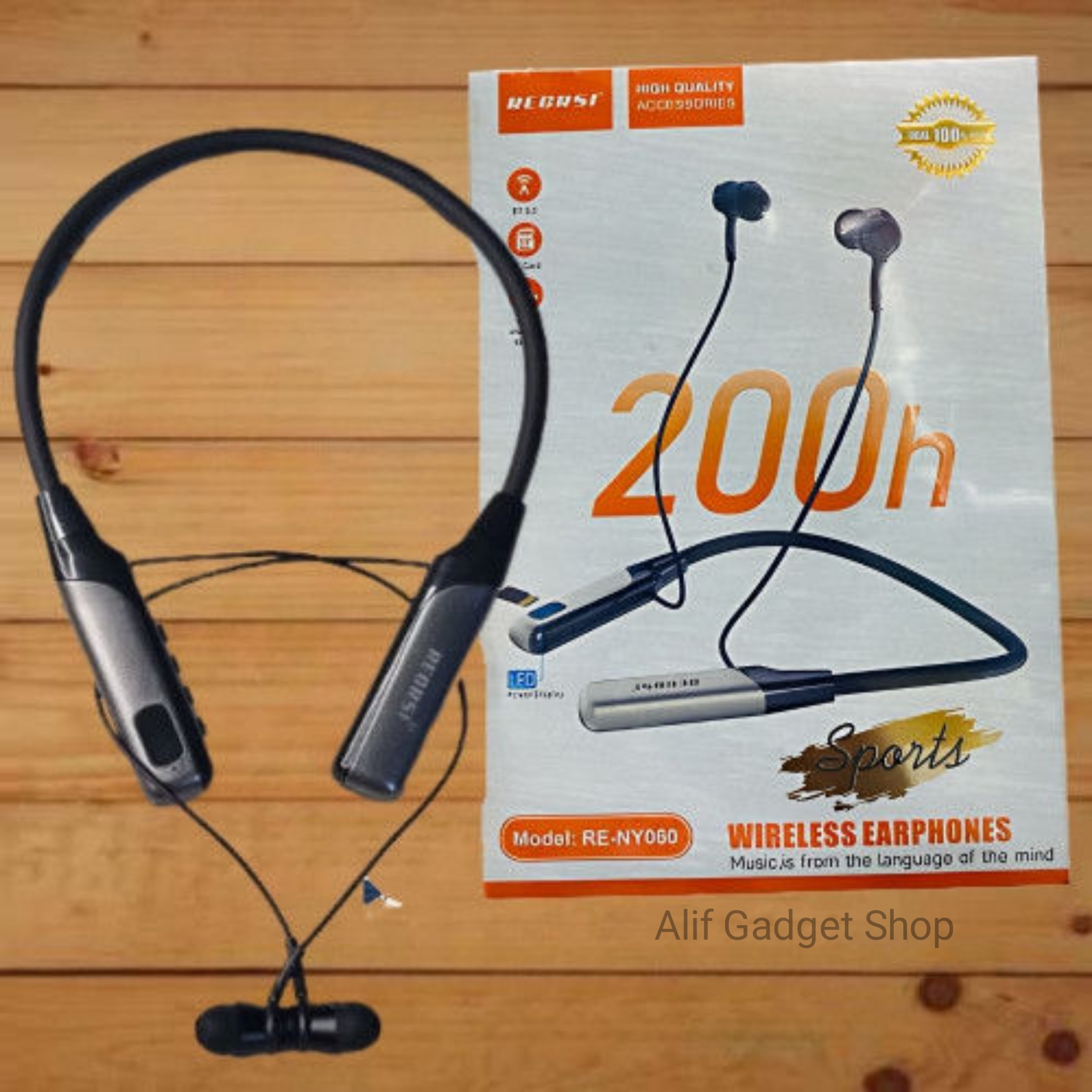 Regrsi Neckband, 200 Hour BackUp